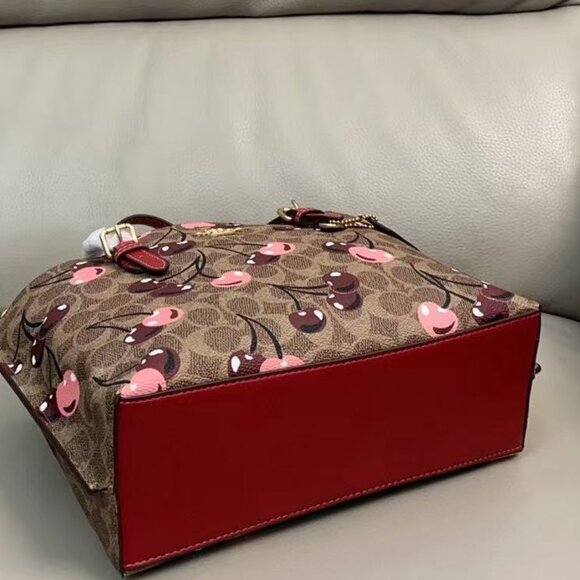 COACH Teri Cherry Bag, Size 25cm - Picture 4 of 7